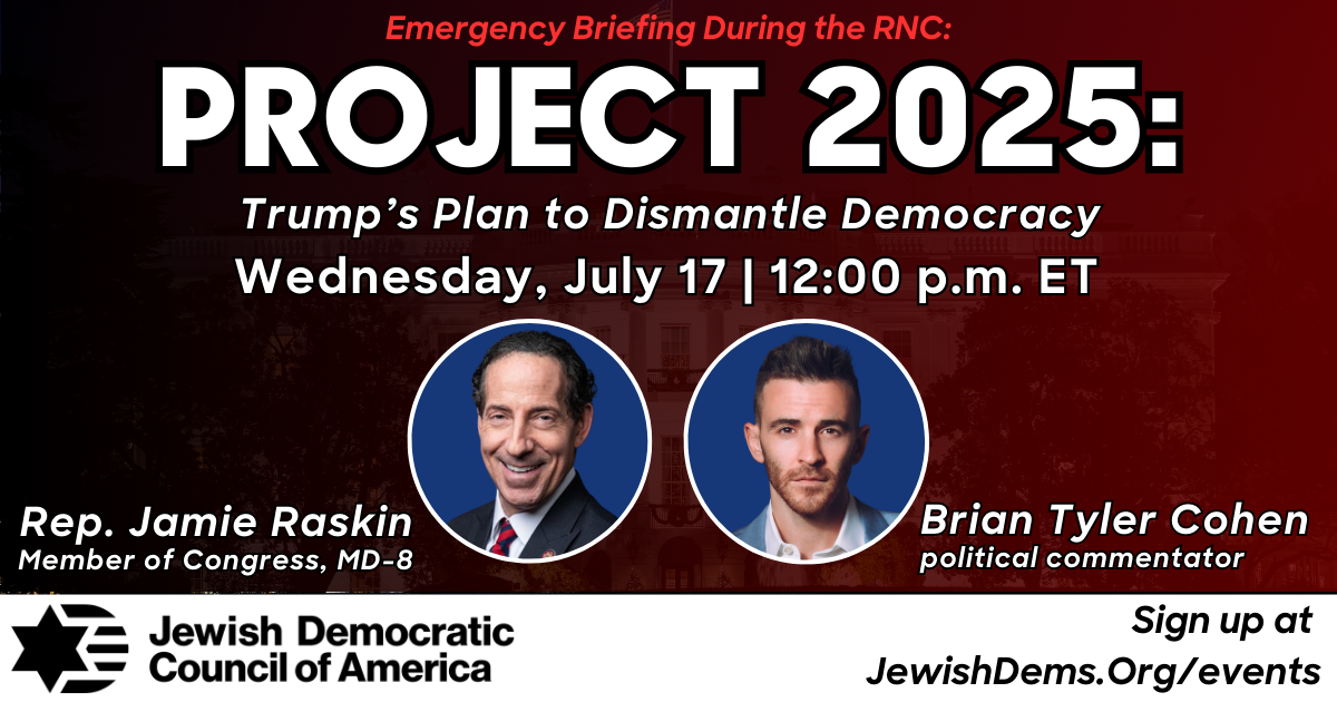 SIGN UP: Project 2025: Trump's Plan to Dismantle Democracy