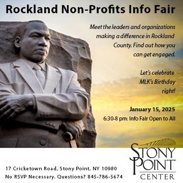 MLK Rockland Non-Profits Info Fair at Stony Point Center