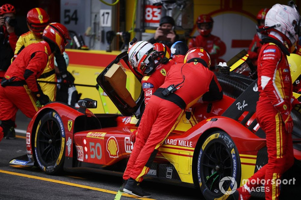 #50 Ferrari AF Corse Ferrari 499P: Antonio Fuoco, Miguel Molina, Nicklas Nielsen