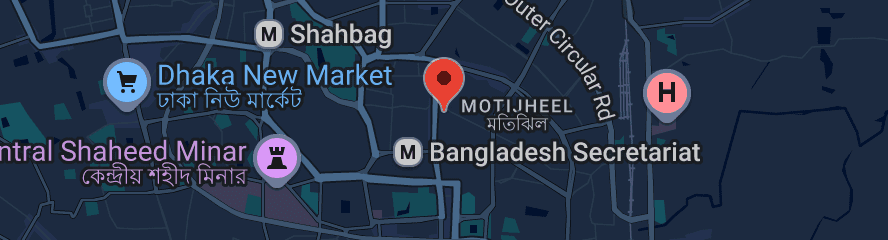 Map of Bangladesh Olympic Association