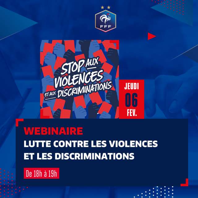 Stop aux violences et aux discriminations, webinaire lutte contre les violences et les discriminations de 18h à 19h Jeudi 06 février