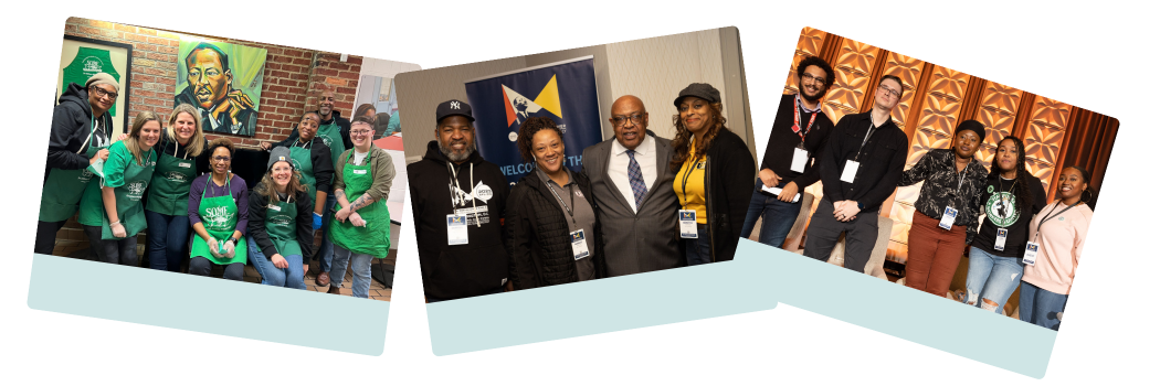 A collage of images from the 2023 AFL-CIO Dr. Martin Luther King Jr. Civil and Human Rights Conference