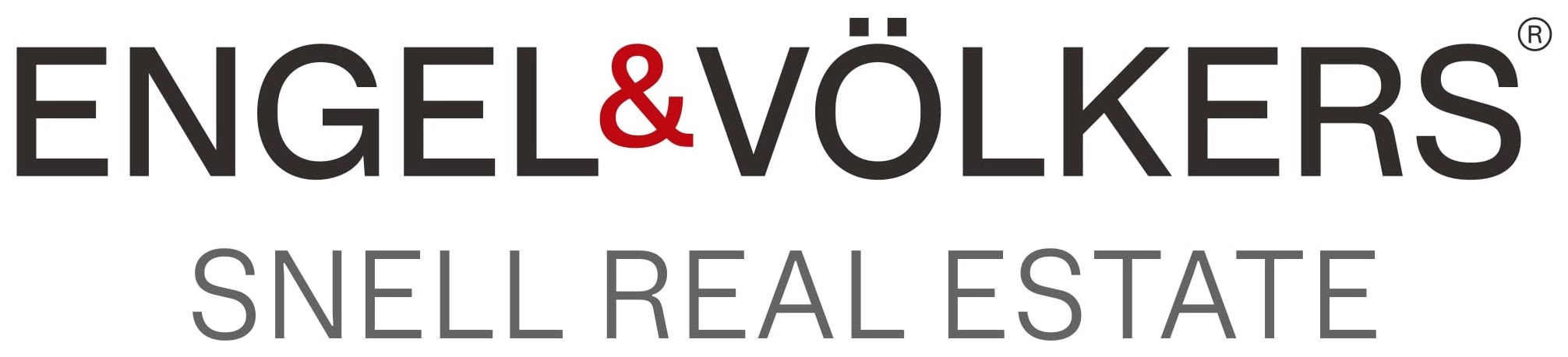Engel & Völkers Snell Real Estate Logo PNG with white background