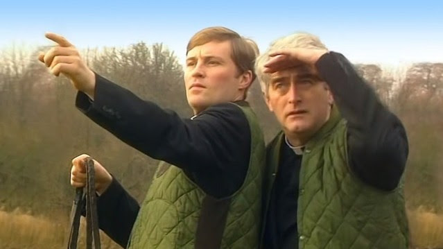 Father Ted and Dougal from the TV series