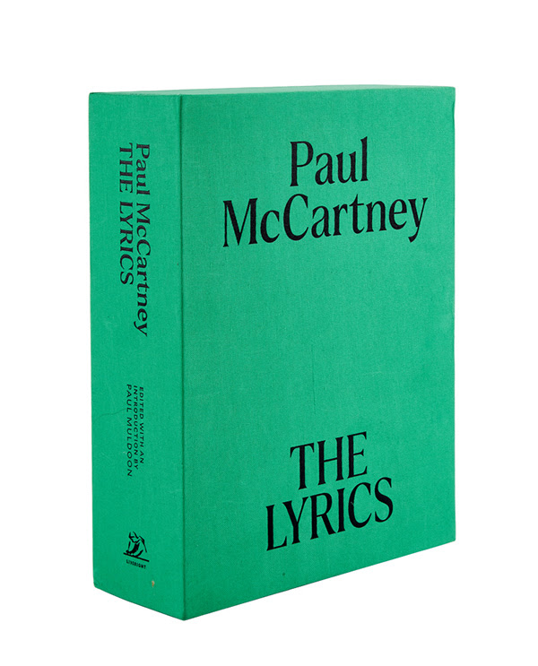 Paul McCartney signed, hardcover copy of 2021 book of the year The Lyrics: 1965 to Present