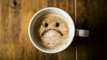 Sad Coffee Cup