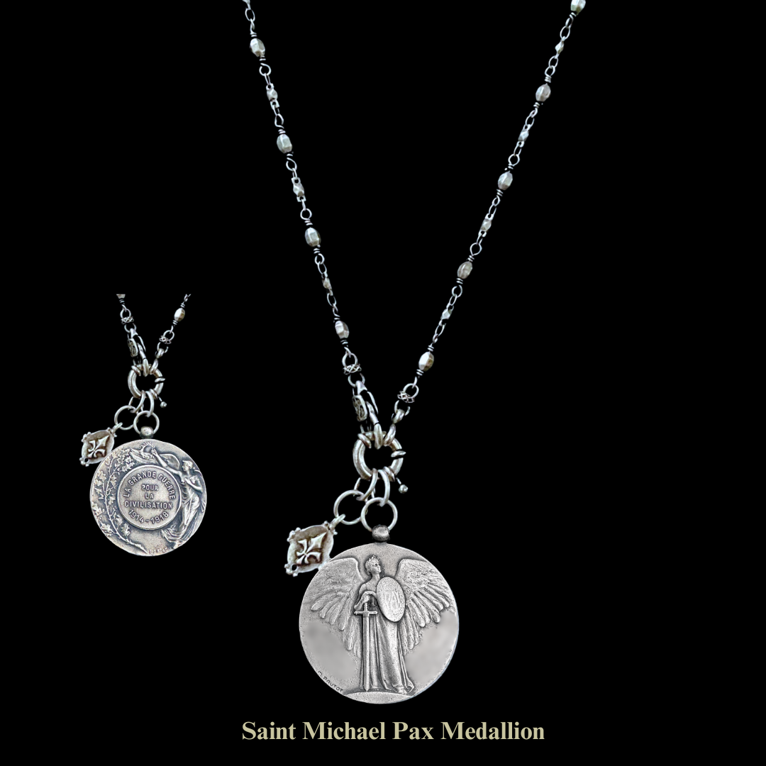 Saint Michael Pax Medallion