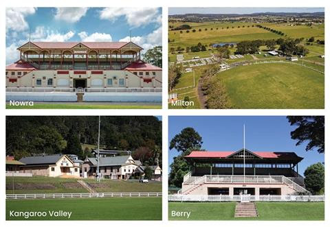 Four local showgrounds