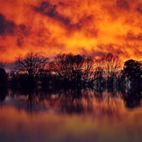 Summer-Orange-Sky-Reflection