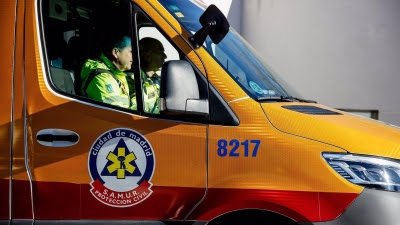 Herido grave un motorista tras chocar con un coche en Ronda de Toledo