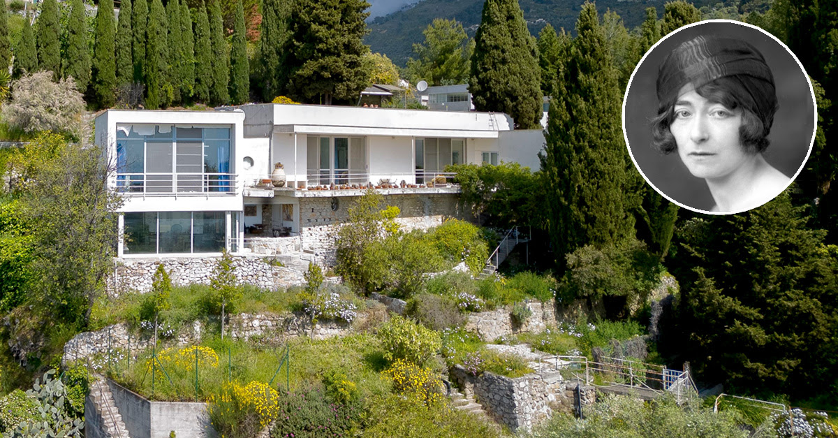 a la venta la villa de la arquitecta y diseñadora Eileen Gray en la Costa Azul