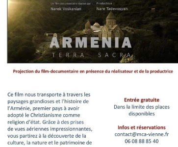 Projection du film Armenia Terra Sacra