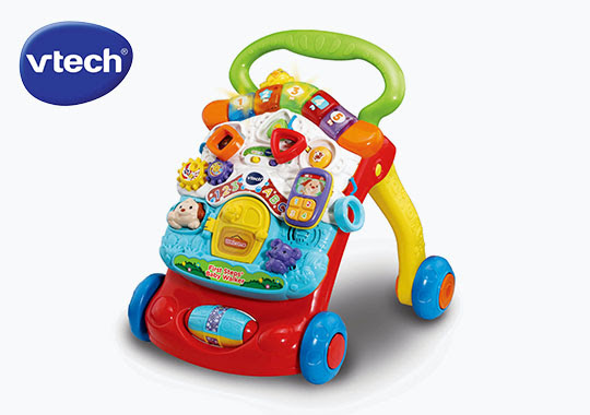 VTech First Steps Baby Walker Red