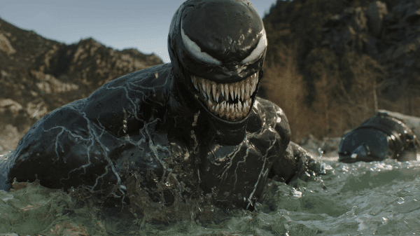 O alienígena simbionte em cena de 'Venom: A Última Rodada'