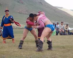 Image de Mongolian wrestling