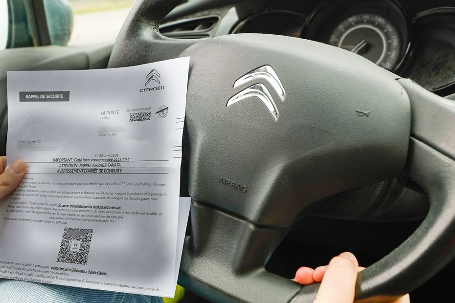 Airbags défectueux de Citroën : 'le dilemme de rester coincé, ou de prendre le volant au péril de sa vie'
