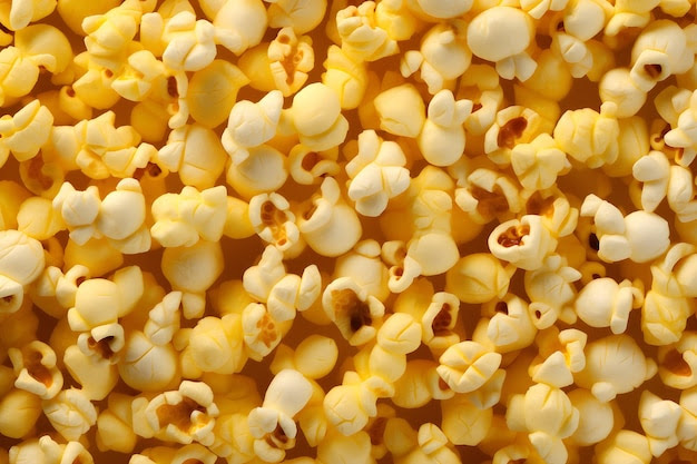 close up of popcorn background