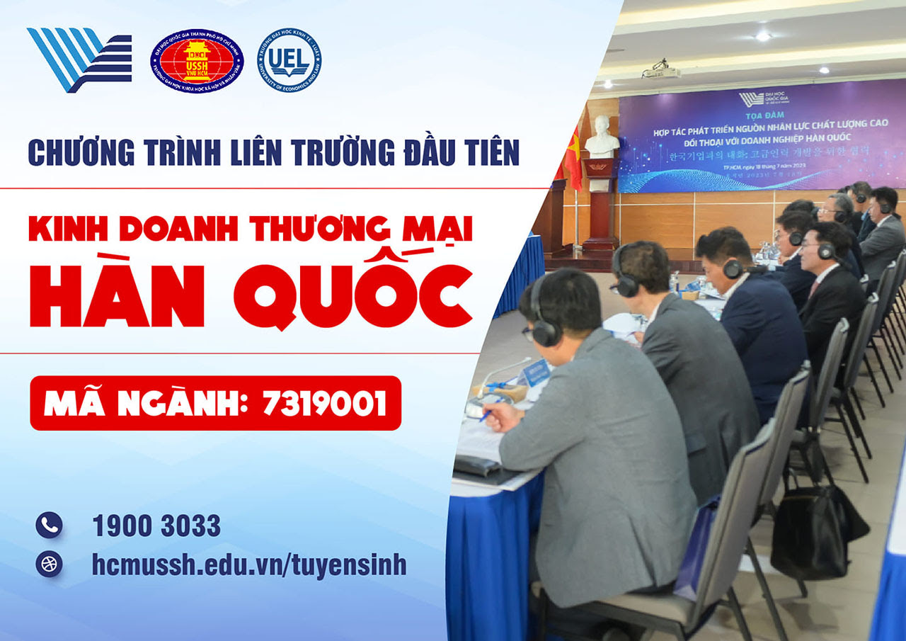 Kinh doanh thương mại Hàn Quốc: Chương trình đào tạo liên trường đầu tiên của ĐHQG-HCM