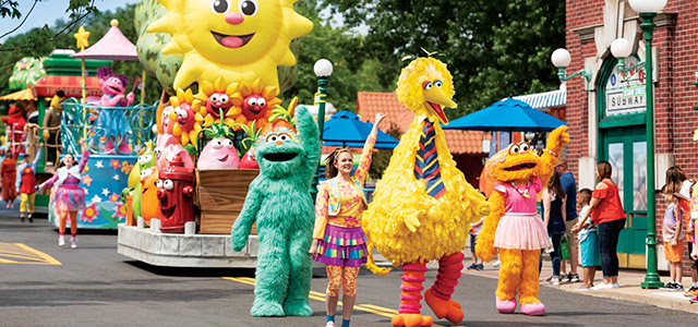 Sesame Place parade