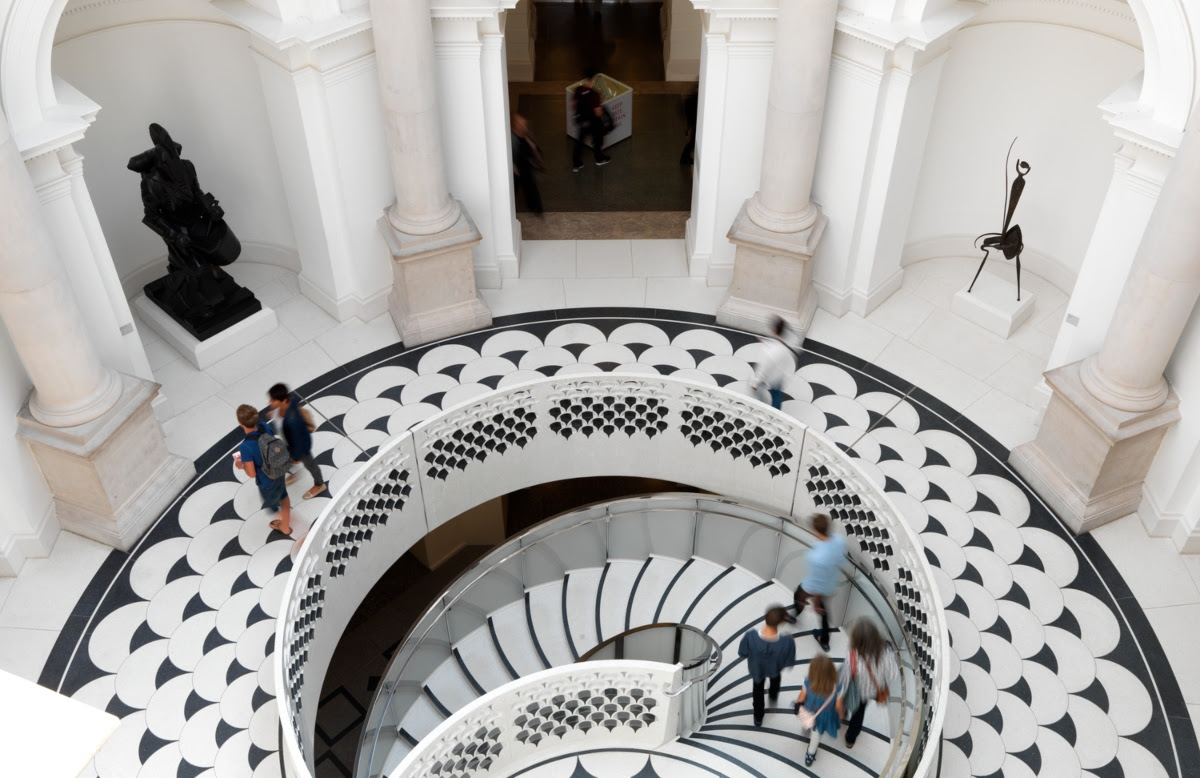 Photography of Tate Britain's architecture