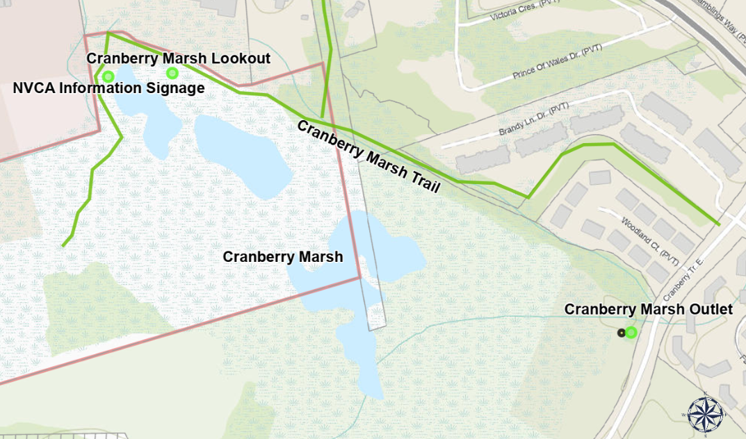 Cramberry Marsh map