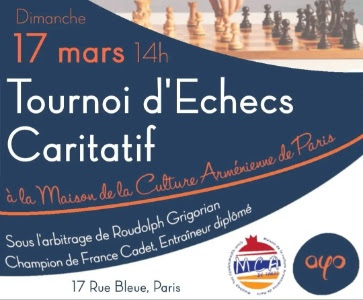 Tournoi d'échecs caritatif 