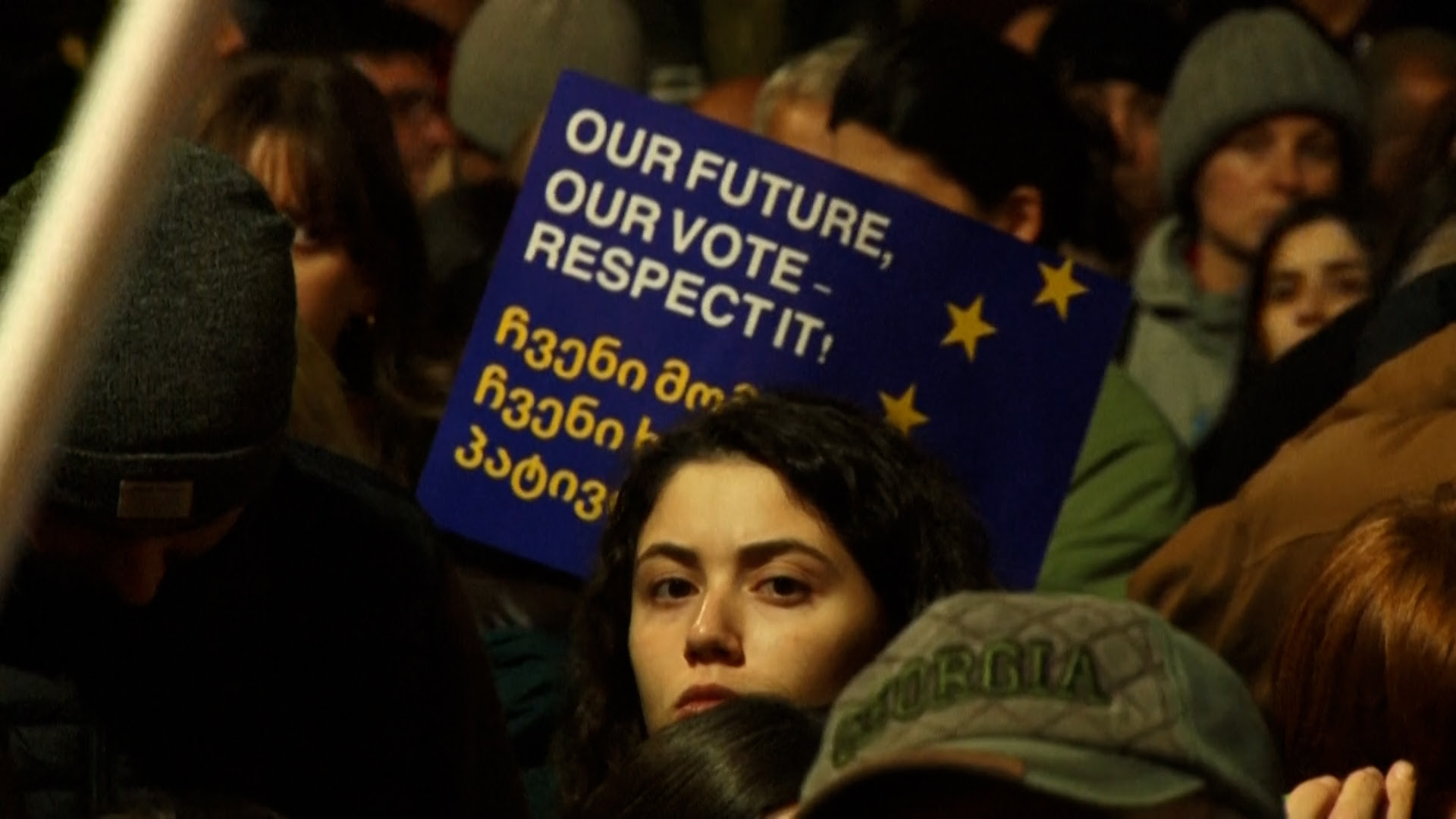 En Géorgie, les manifestants pro-Europe dénoncent des élections "volées"