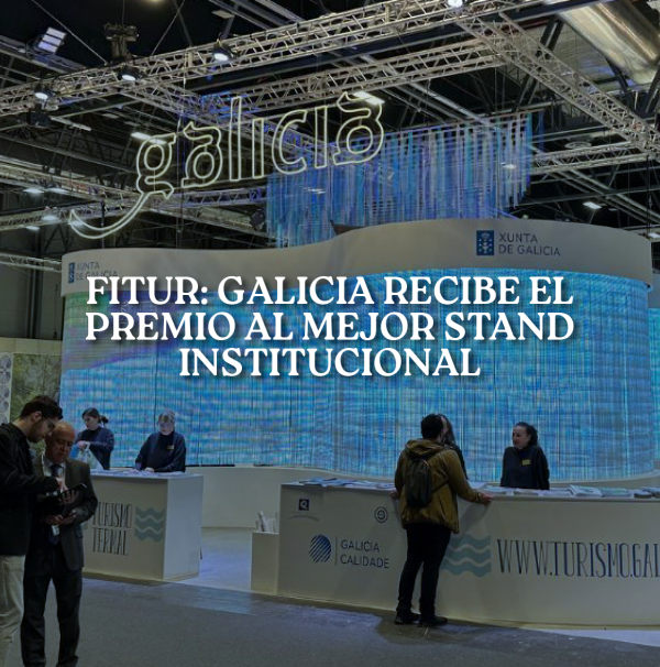 [:es]Galicia recibe el premio al mejor 'stand' institucional en Fitur 2024Galicia recibe o premio ao mellor ‘stand’ institucional en Fitur 2024Galicia receives the award for the best institutional stand at Fitur 2024