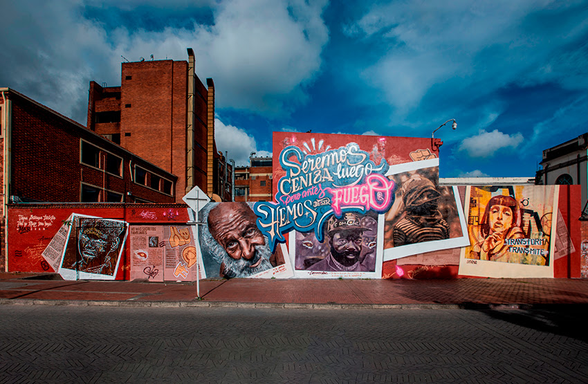 Foto de archivo de un grafiti en Bogotá. Archivo Idartes-