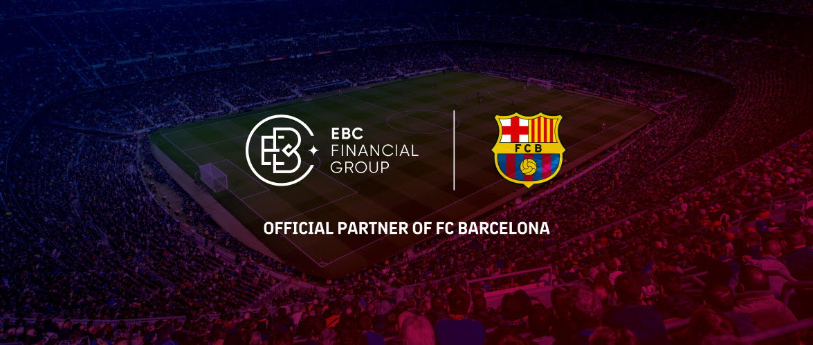 EBC Financial Group faz uma parceria oficial com o FC Barcelona para uma aliança cambial de 3,5 anos.