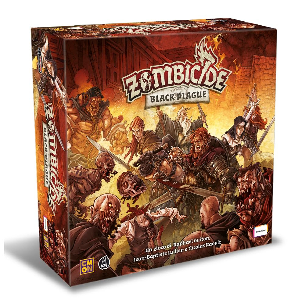 Asterion-Zombie Zombicide Black Plague – Juego de Mesa, edición en  Italiano, 14 años +, Gioco Base (8435) : Amazon.es: Juguetes y juegos