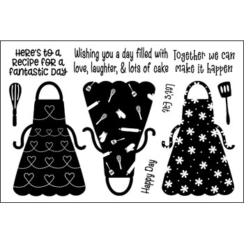 Image of Apron Patterns Clear Stamp Set