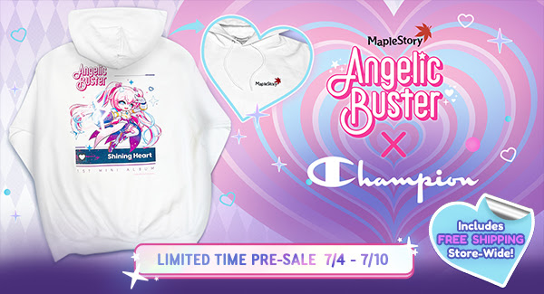 Angelic Buster x Champion Limited Pre-Sale