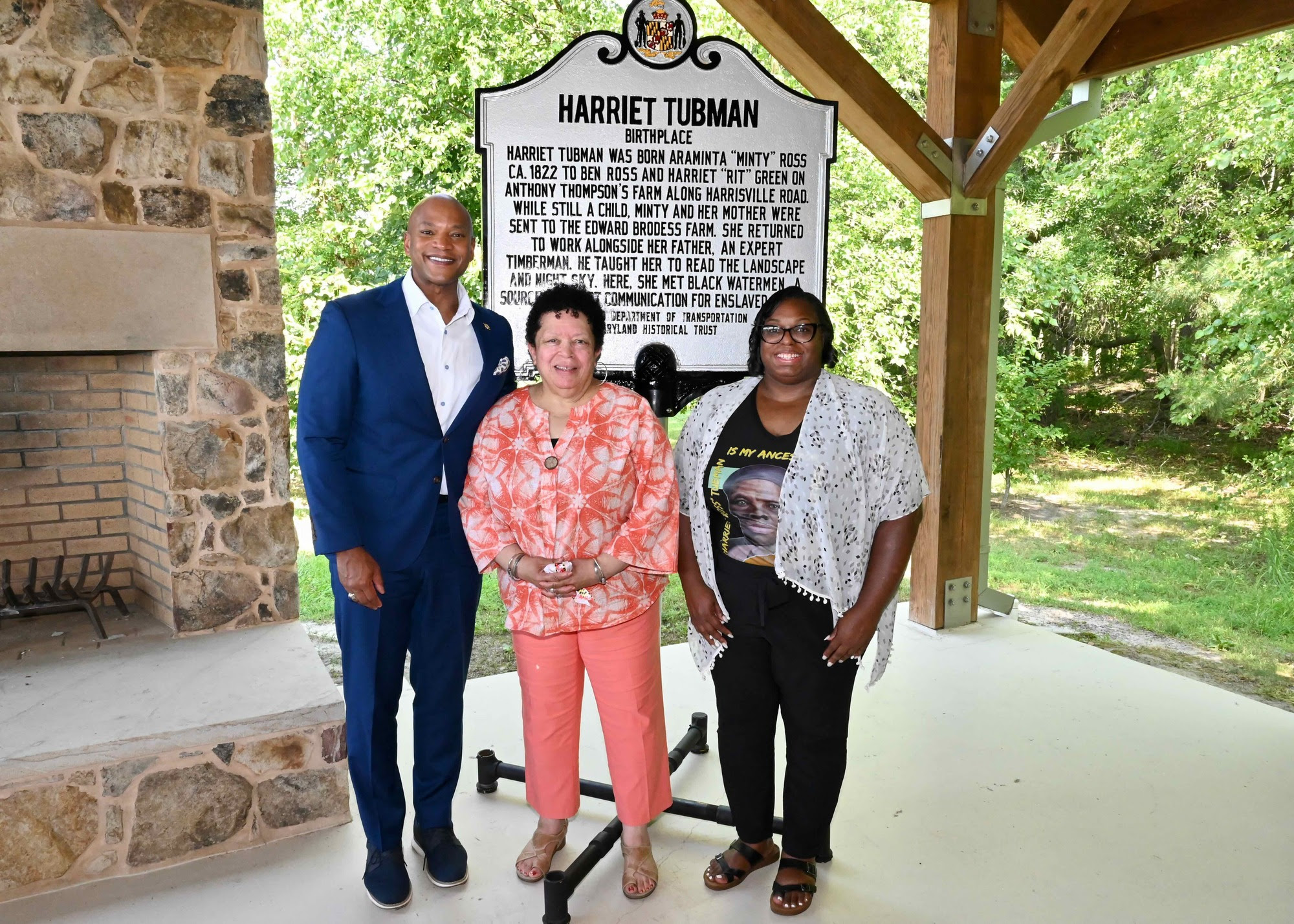  Governor Moore Unveils Historical Marker Honoring Life and Legacy of Maryland Native Harriet Tubman 