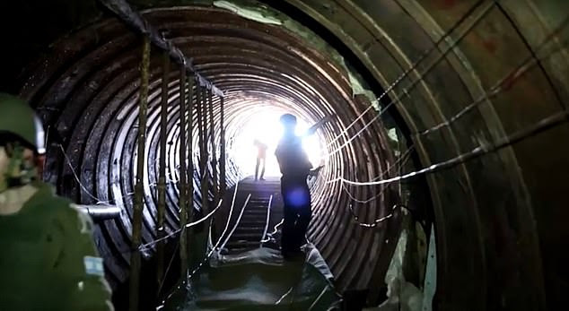 On December 17, Israel revealed what it says is the biggest tunnel its troops have ever discovered, as its army works to expose and destroy Hamas terrorists' sprawling underground city known as 'the Gaza Metro'. Hagari told reporters that it had been a project led by Mohammad Sinwar, the brother and right-hand man of Yahya Sinwar