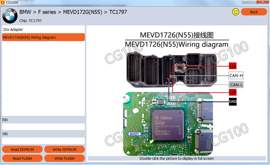 CGDI CG100X Programmer for Airbag Reset Mileage Adjustment and Chip Reading