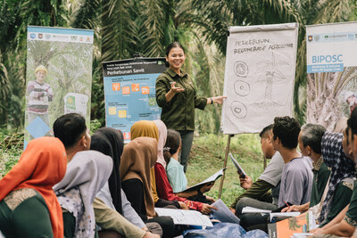 Smallholder farmers undergoing training on regenerative agriculture Smallholder farmers undergoing training on regenerative agriculture