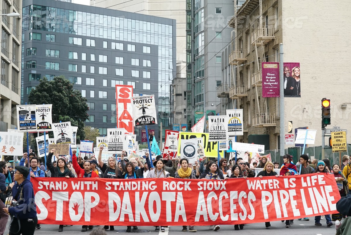 Manifestation à Washington DC contre la construction d’un oléoduc