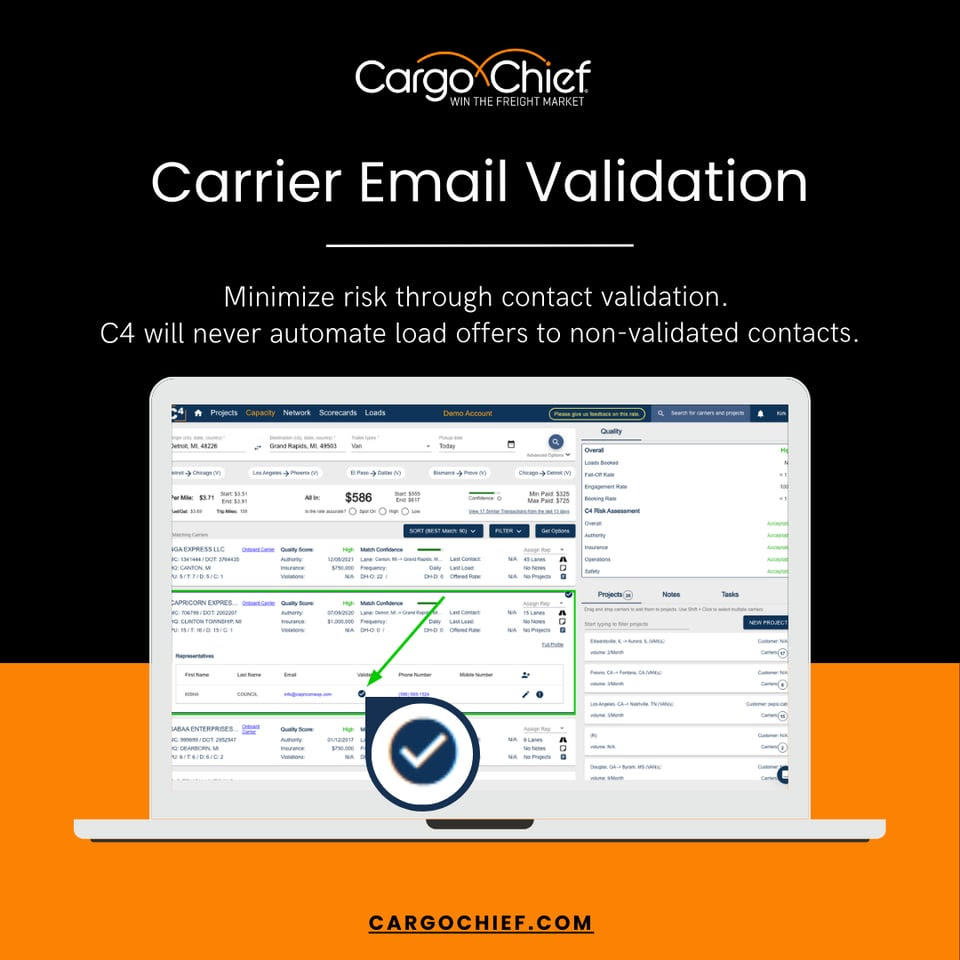 carrier validation