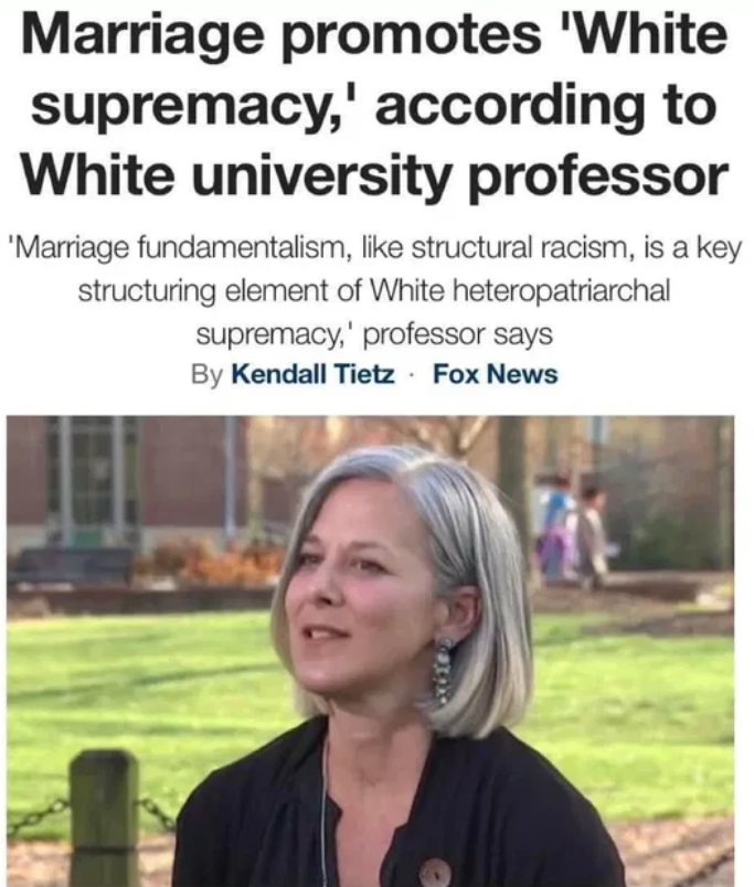 Professor hates marriage.