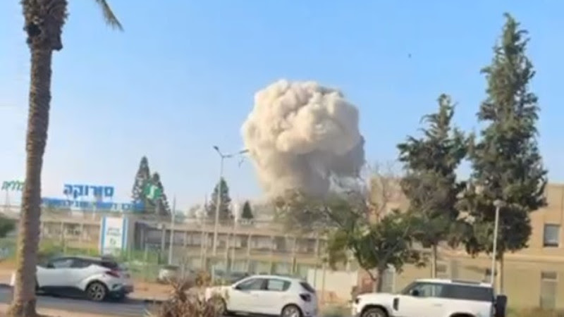 Coup direct à l'hôpital Soroka