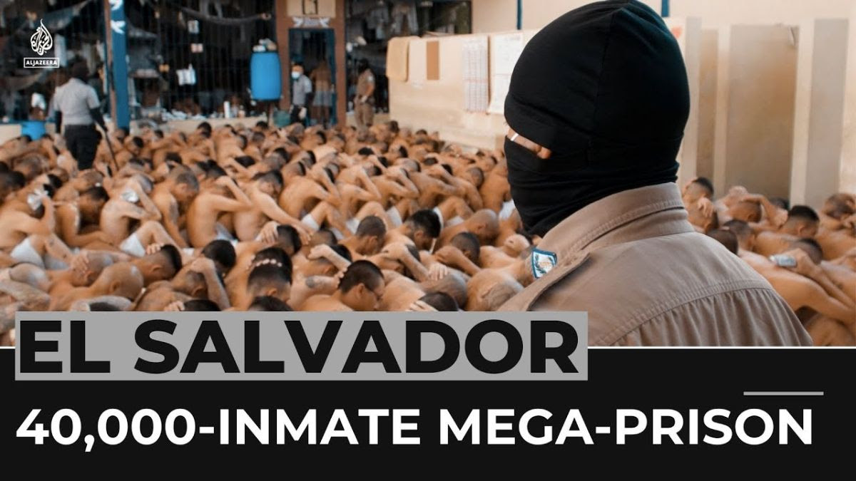 Picture of the El Salvador Mega Prison.