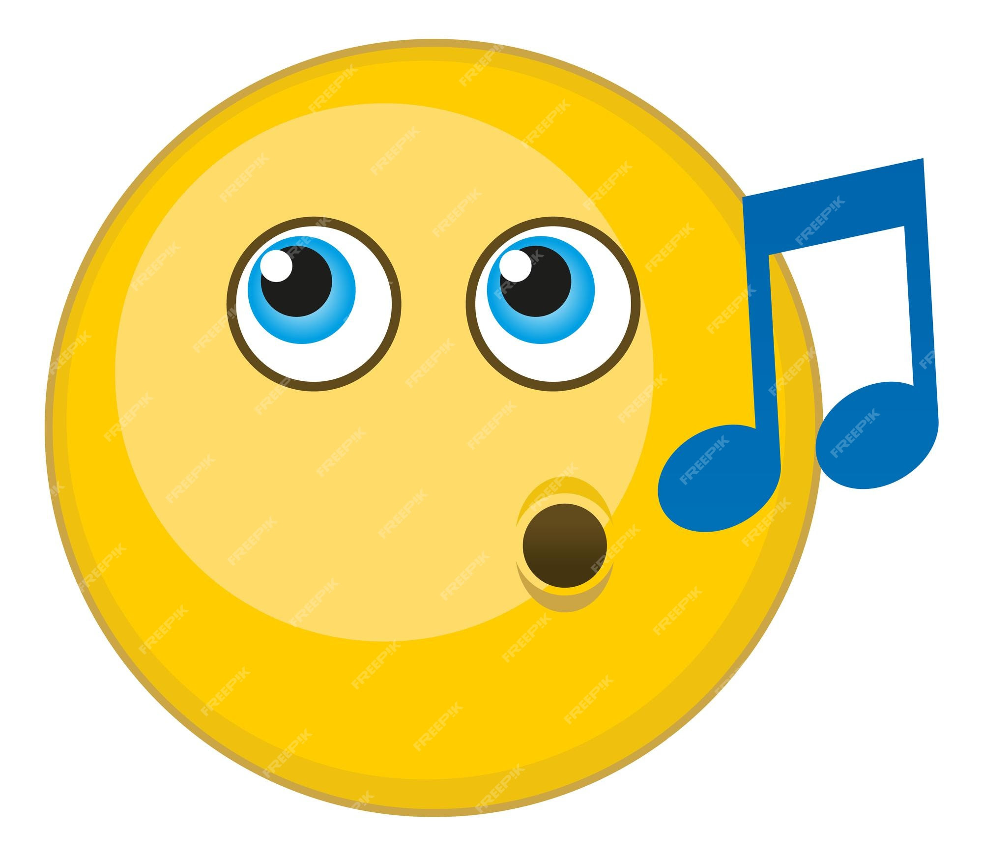 singing-yellow-face-cartoon-round-emoji-with-music-note-isolated-white-background_53562-14271 image