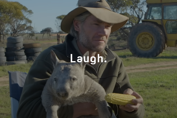 Feeding a farting wombat - BBC