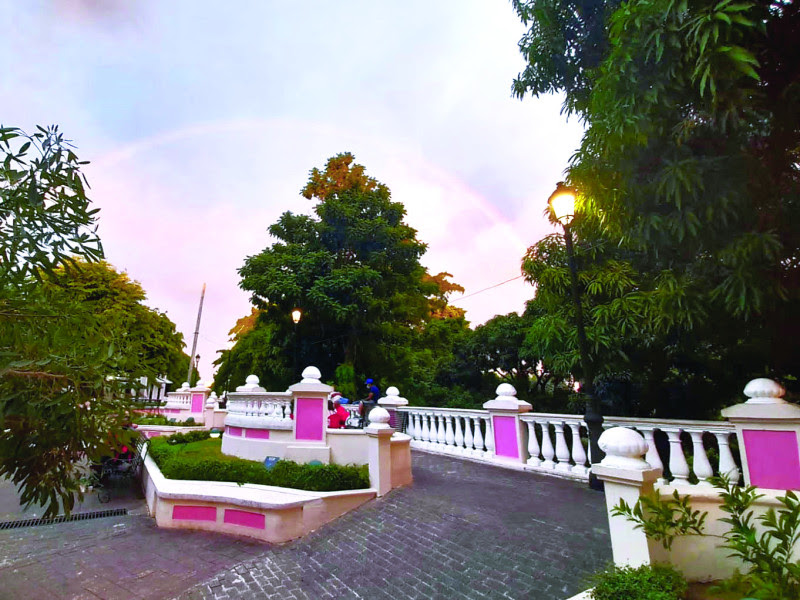 Un área del Parque Rosado.