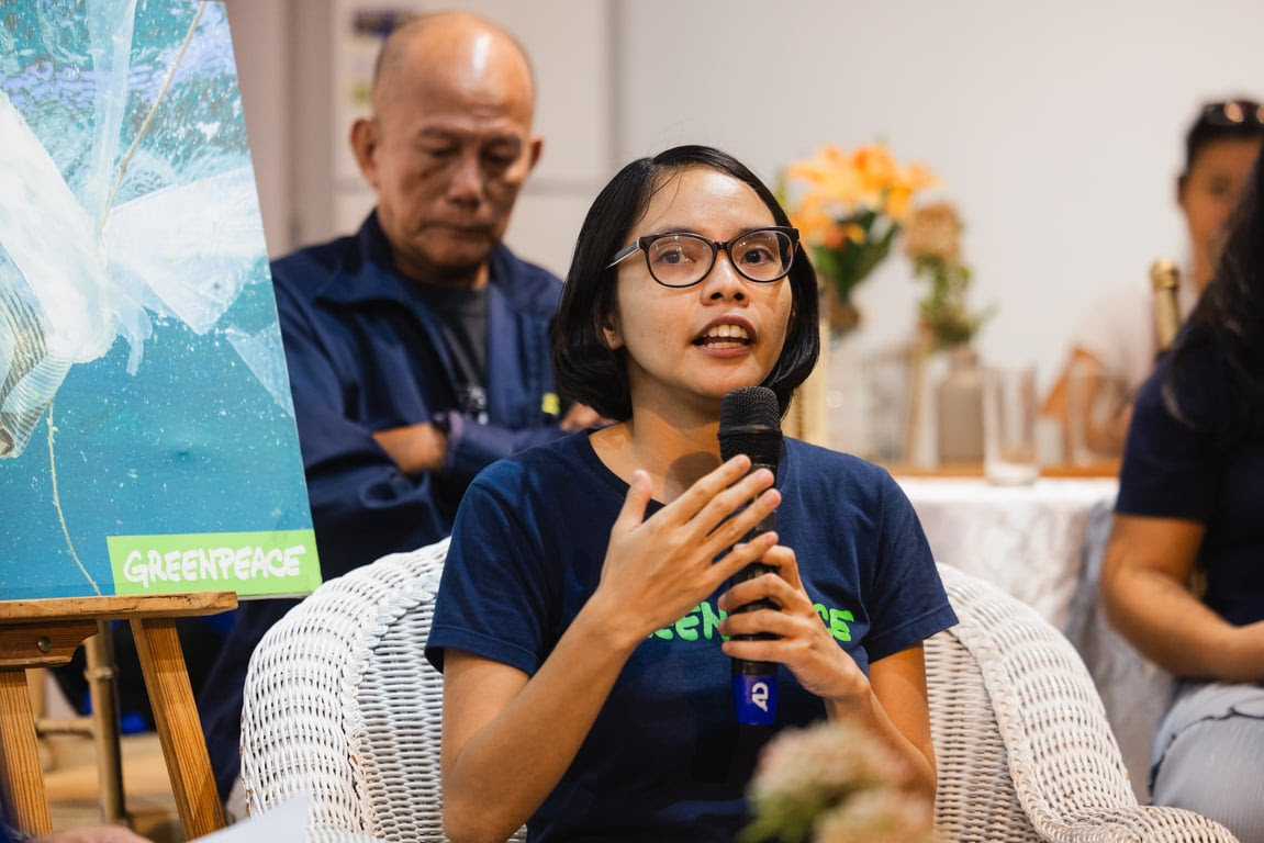 Marian Ledesma, Zero Waste Campaigner for Greenpeace Philippines. (Jilson Tiu/Greenpeace)