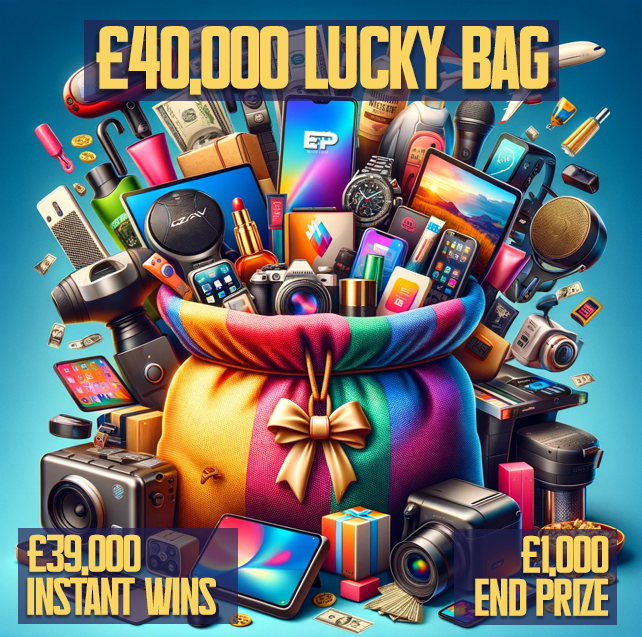 Image of WIN OUR £40,000 LUCKY BAG INSTANT WIN DRAW £39,000 OF INSTANT WINS - £1,000 END PRIZE! #12
