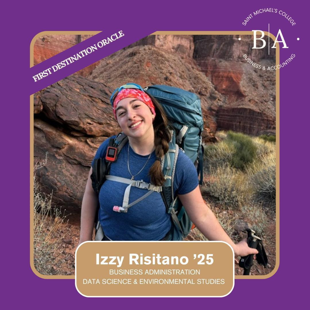 Izzy Risitano '25 Business Administration blog feature