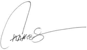 Chancellor Nies signature