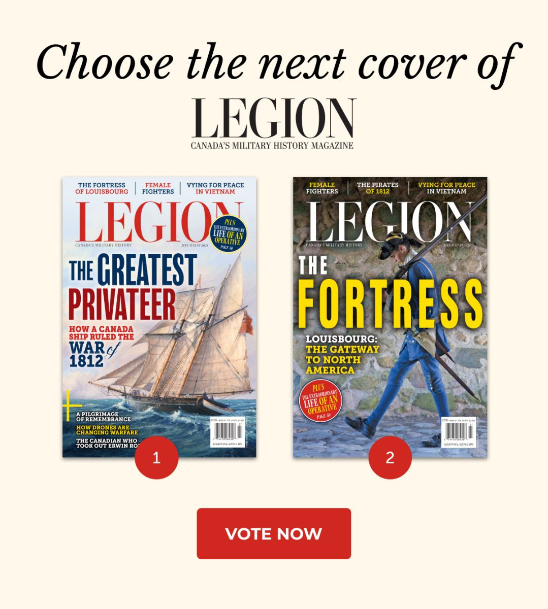 Choose the next cover of Legion Magazine!